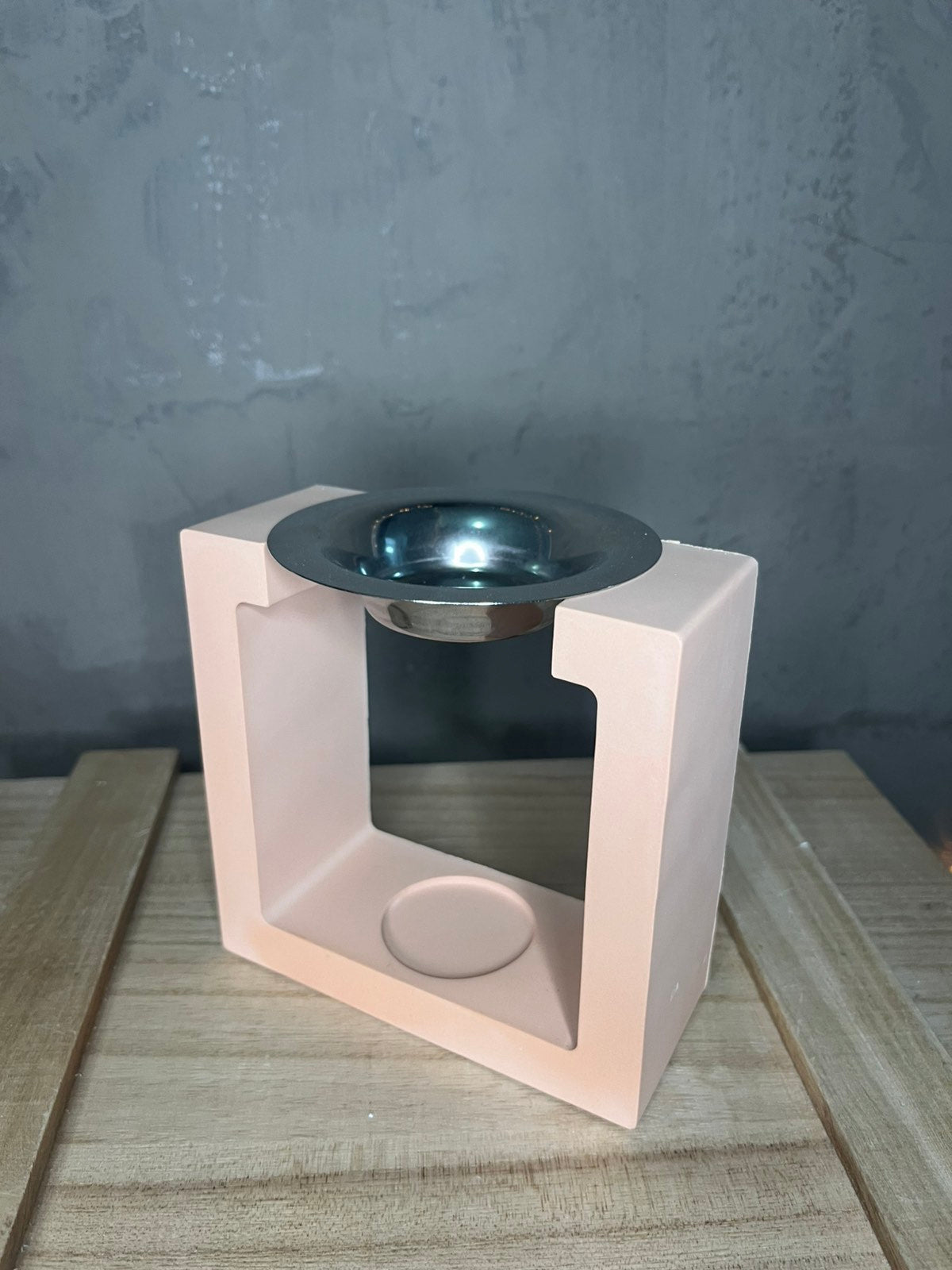 Καυστήρες Πορσελάνης Τετράγωνος με Μεταλλικό Δισκάκι