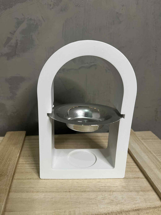 Καυστήρες Πορσελάνης Οβάλ με Μεταλλικό Δισκάκι