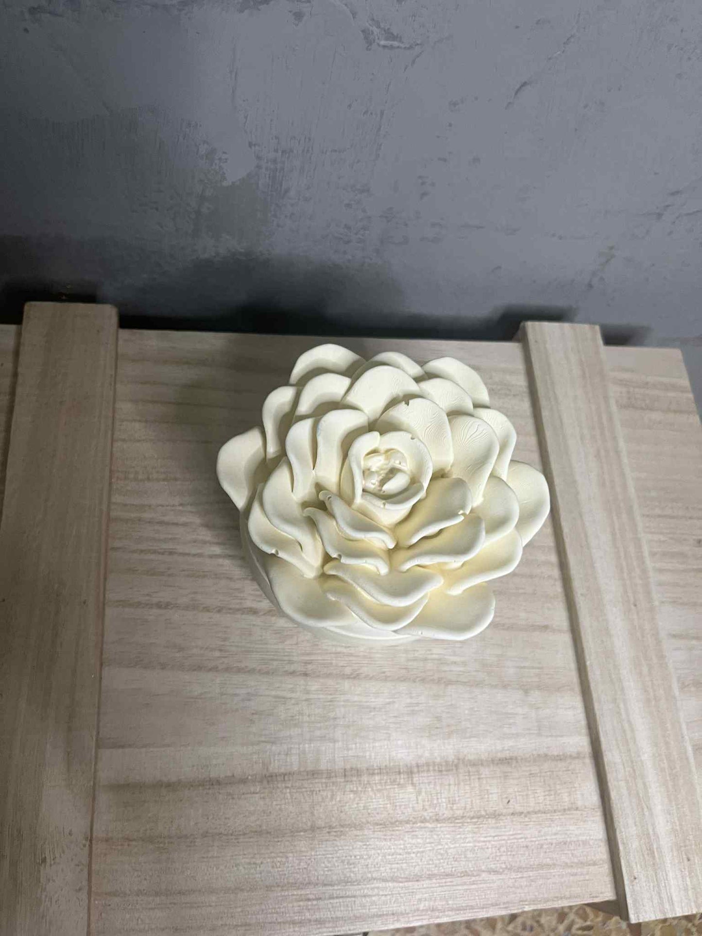 Διακοσμητικό Βαζάκι Λουλούδι με Καπάκι από Πορσελάνη